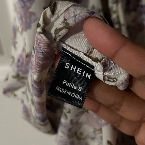 SHEIN floral purple dress - Picture 8 of 8